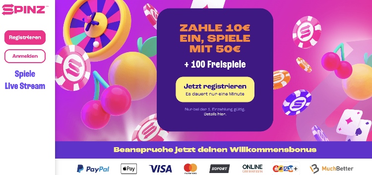 spinz casino mit deutscher lizenz