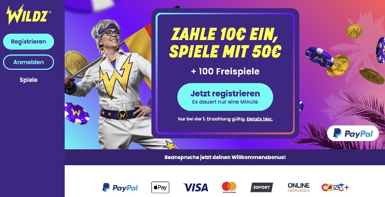 Wildz Casino【2022】» New & Wild Gambling Site