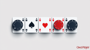 Texas Hold’em Spielablauf mit fünf Karten und Pokerchips