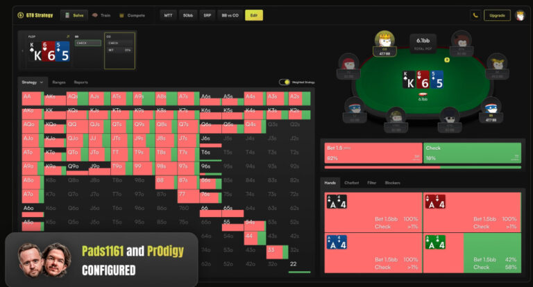 GTO Strategie im Poker verbessert das Spiel.