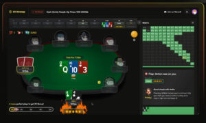 GTO Strategy Poker Solver Trainingssoftware mit Feedback.
