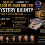 Livestream-Bericht: Tag 2 des $10.000 NLH Mystery Bounty bei der WSOP 2026
