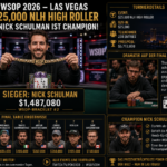 WSOP 2026: Finale des $25.000 NLH High Roller Events in Las Vegas
