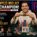 Myles Mullaly gewinnt das $5.000 Super Turbo Bounty bei der WSOP 2026