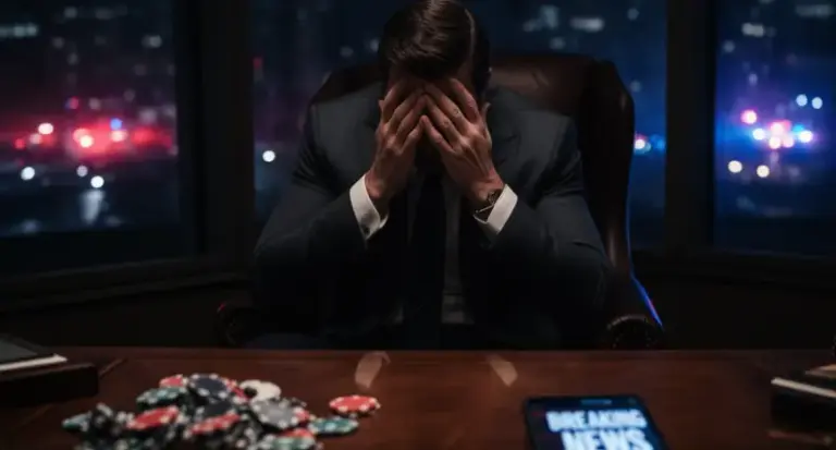 Pokermilliardærens fald: Anholdt for vold og narkobesiddelse