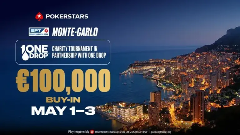 El High Roller de Monte Carlo tiene propósito: PokerStars donará parte de las entradas a proyectos de acceso al agua