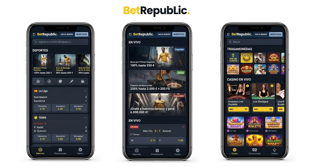 Análisis completo de las 3 casas de apuestas más recientes - Betrepublic