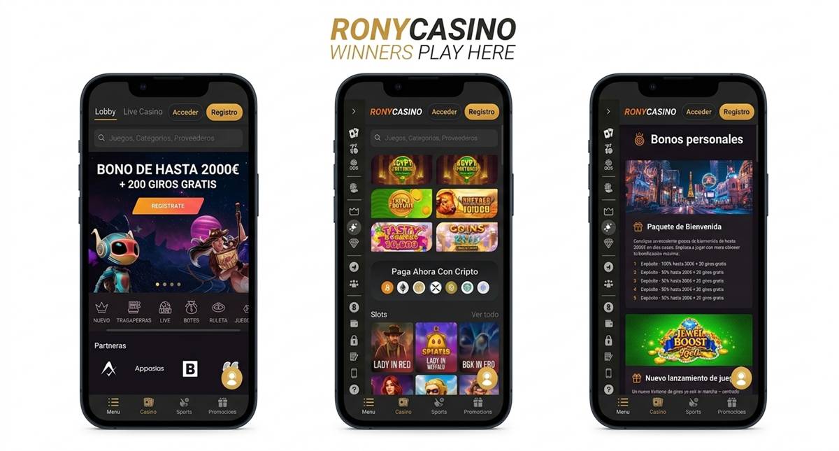 Top 3 mejores casinos en línea de España - Rony Casino