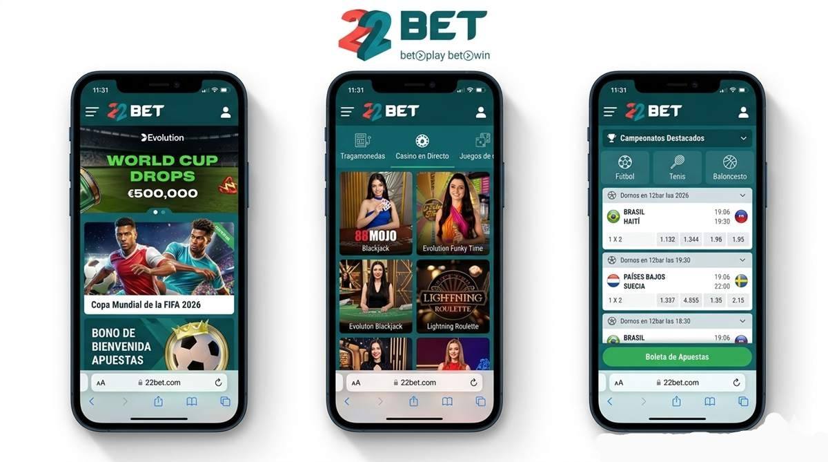Mejores casinos online en Colombia - 22bet