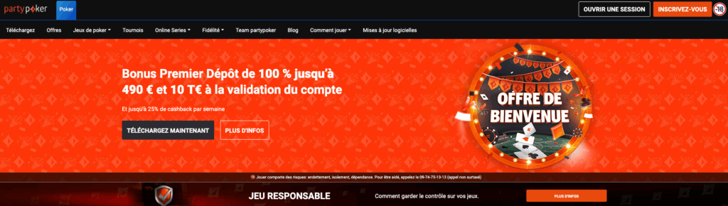 partypoker casino sans wager