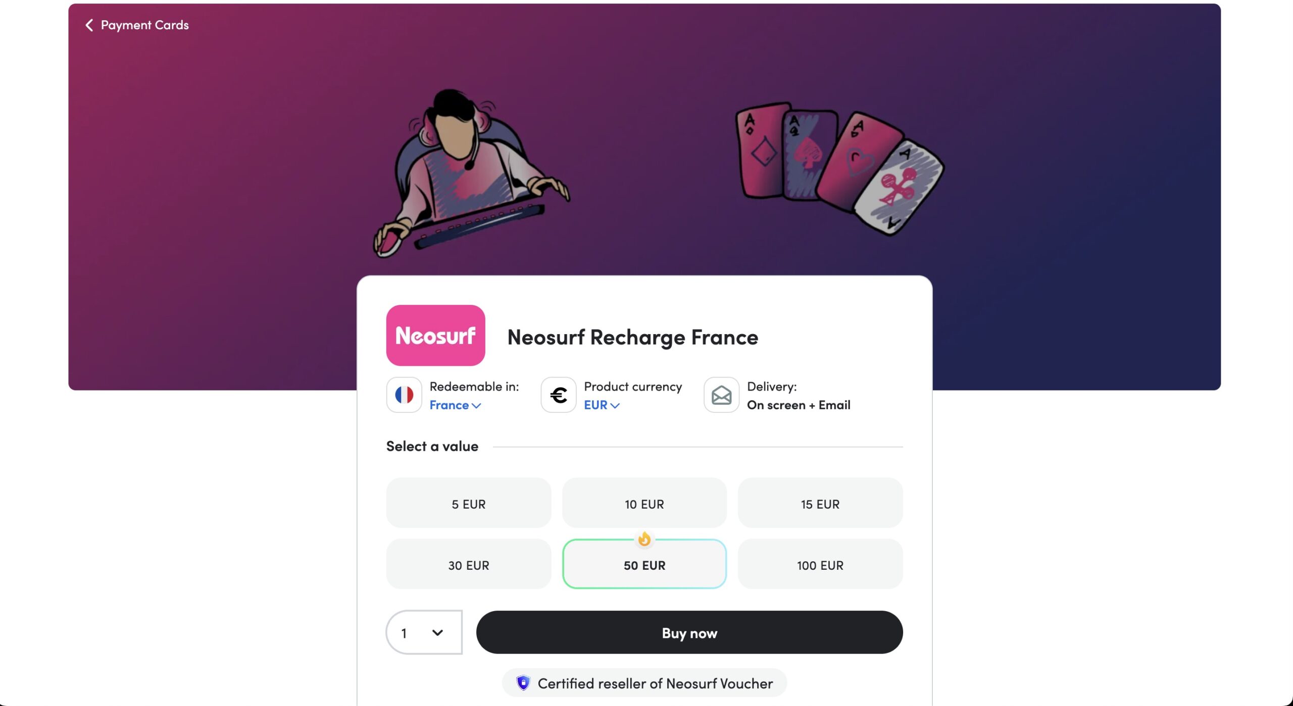 Casino Neosurf : Top 3 casino qui accepte Neosurf en 2026