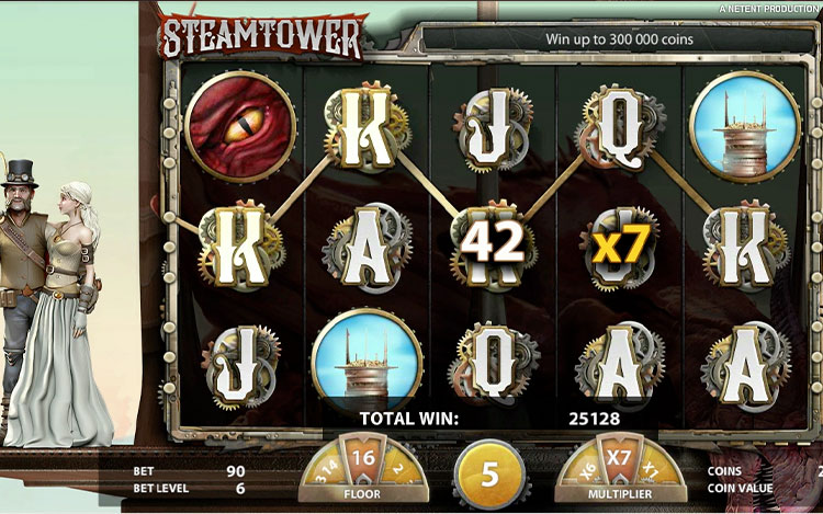 steam tower machine à sous en ligne