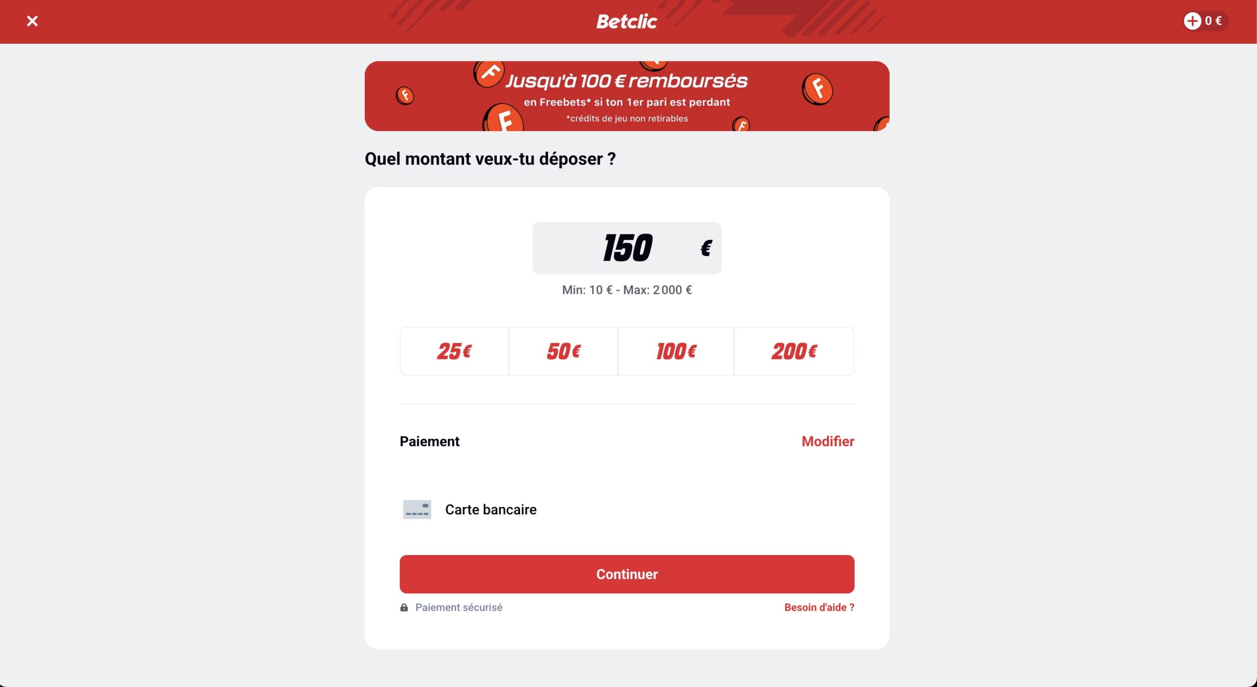 premier depot casino en ligne