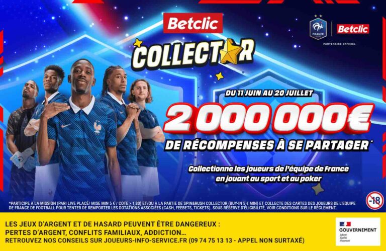 Betclic lance Collector pour soutenir les Bleus aux WSOP 2026