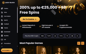 Lucky Block - Casino crypto