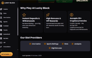 Lucky Block - Autoesclusione Casino