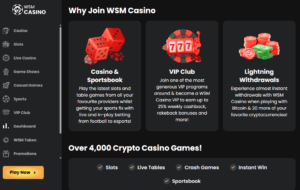 WSM Casino - Casino senza autoesclusione