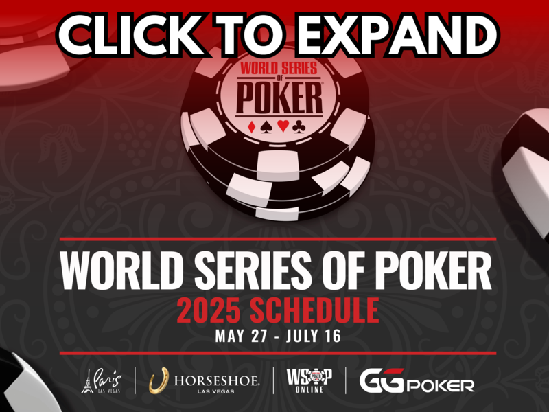 WSOP 2025 schema