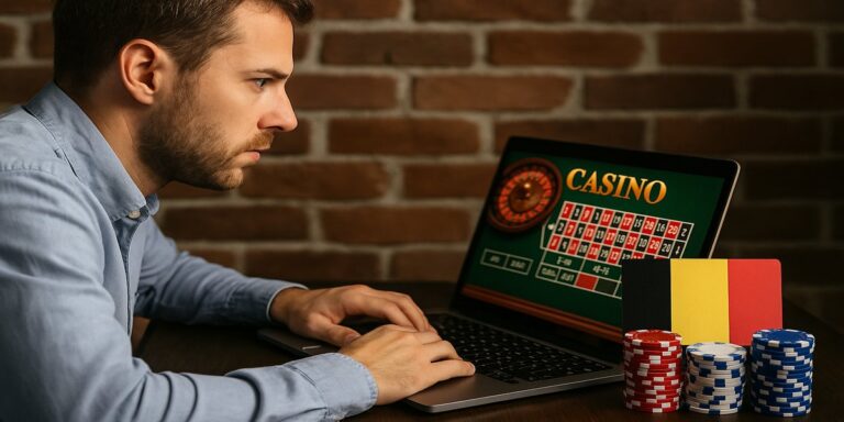 Belgische gokker speelt in illegaal casino online