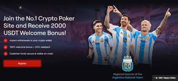 CoinPoker is trotse sponsor van het Argentijnse nationale voetbalteam