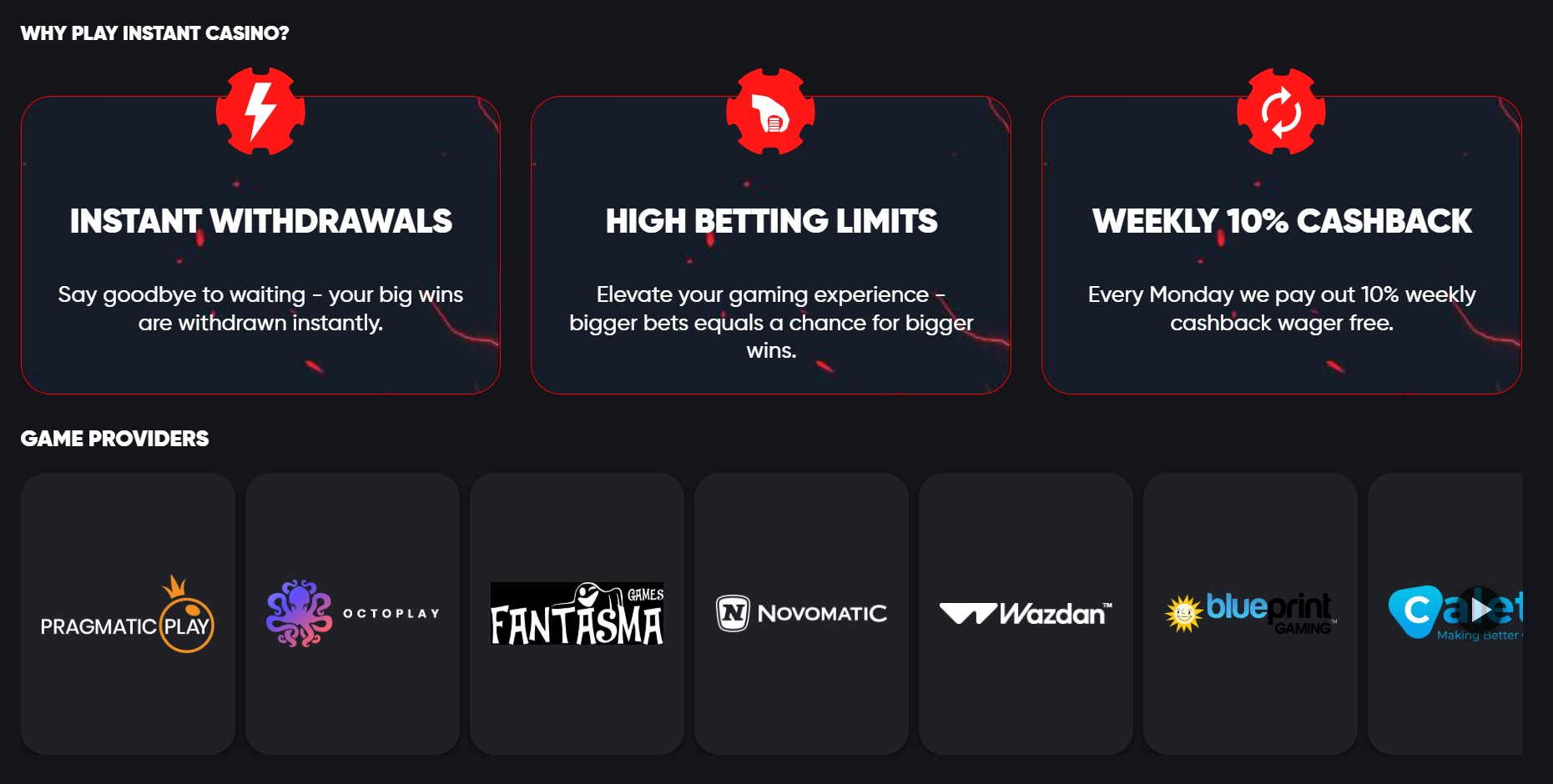 Instant Casino Review: Direct Spelplezier voor Belgische Spelers