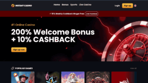 instant casino homepage 