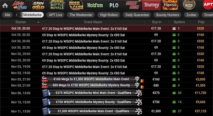 wsop c middelkerke ggpoker satellites