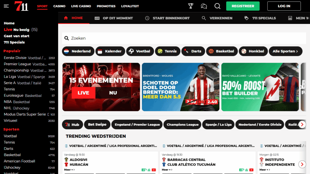 711 Casino gokken op voetbal homepage