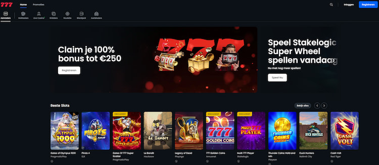 Casino 777 de beste goksite van Nederland