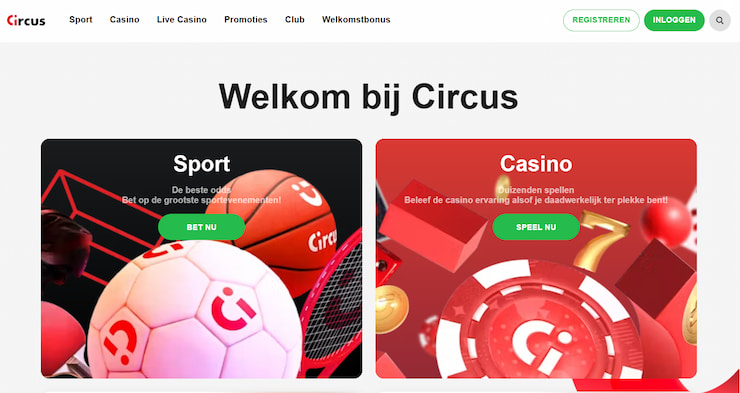 Nederlandse goksite: Circus Casino