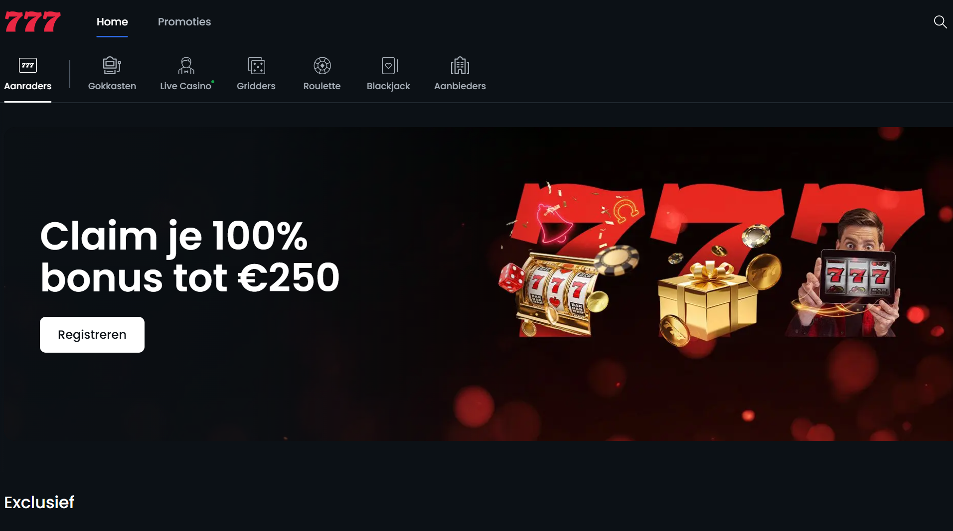Casino777 free spins casino startpagina