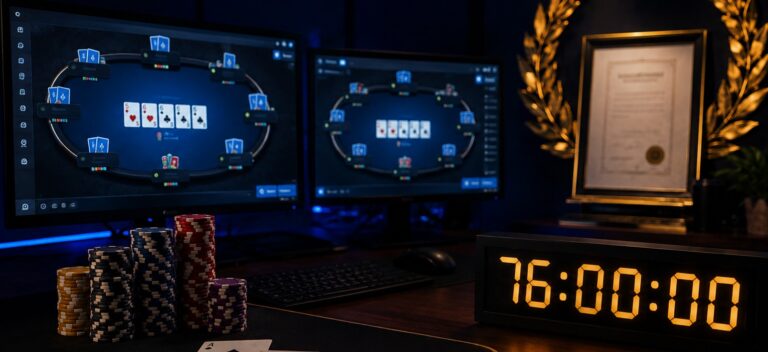 76 uur online pokerrecord behaald door Nederlander