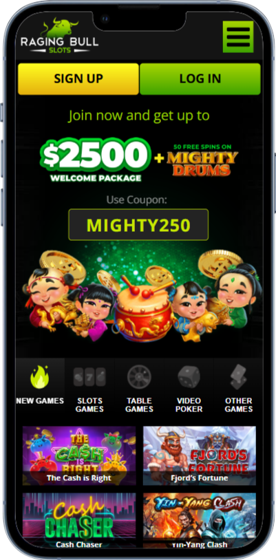 Raging Bull Casino No Deposit Bonus Codes - Top Bonuses 2025