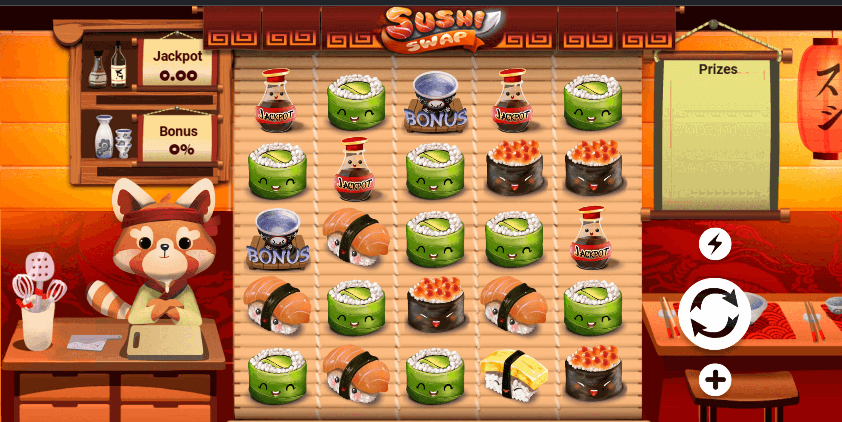 Sushi Swap Slot Game at The Online Casino