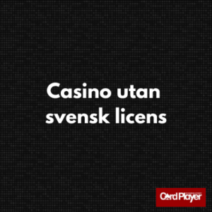 Logo till casino utan svensk licens guide på CardPlayer.