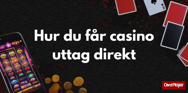 Hur du får casino uttag direkt brevid mobilcasino och spelkort.