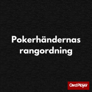 Pokerhändernas rangordning logo.
