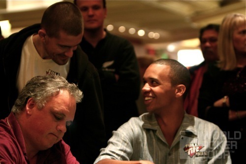 Phil Ivey and Gus Hansen Phil Ivey and Gus Hansen
