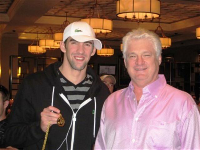 Michael Phelps and Barry Shulman Michael Phelps and Barry Shulman