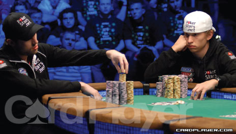 Peter Eastgate and Ivan Demidov heads up for the 2008 WSOP title Peter Eastgate and Ivan Demidov heads up for the 2008 WSOP title