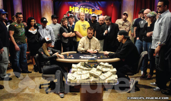 Huck Seed and Vanessa Rousso in their final match at NBC Heads Up