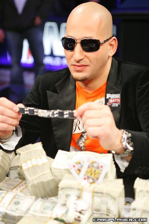 Tommy Vedes after Winning the 2009 WPT Festa al Lago Classic Tommy Vedes after Winning the 2009 WPT Festa al Lago Classic