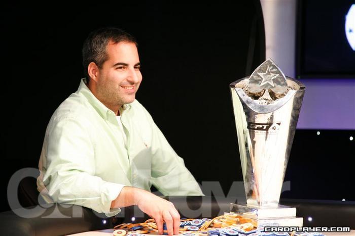 Matt Glantz after winning the EPT London High Roller Event