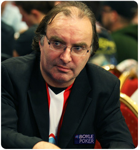 Padraig Parkinson plays this year's International Poker Open Padraig Parkinson plays this year's International Poker Open