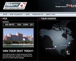 Screen Shot of PokerStars NAPT Website Screen Shot of PokerStars NAPT Website