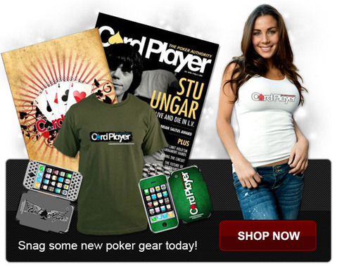 Shop at the new Card Player poker store now! Shop at the new Card Player poker store now!