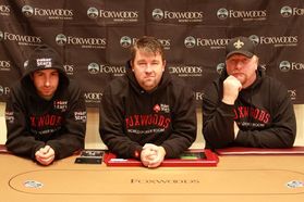 Jonathan Duhamel, Chris Moneymaker, and Darvin Moon