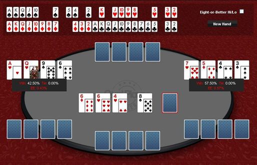 Card Player's Omaha Odds Calculator Card Player's Omaha Odds Calculator