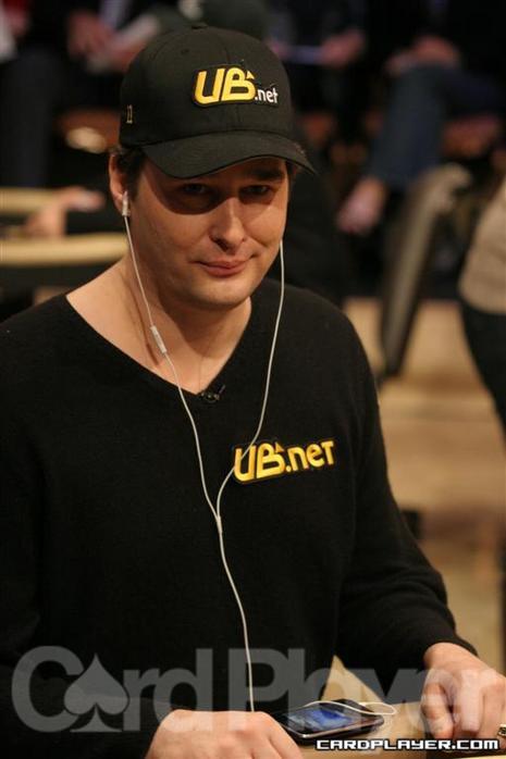 Phil Hellmuth Wearing His UB Gear