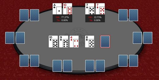 Card Player's Texas Hold'em Odds Calculator Card Player's Texas Hold'em Odds Calculator